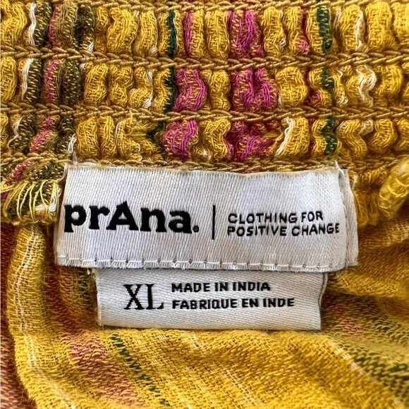 PrAna Little Palm Cami‎ in Leapfrog Stripe Size XL NWT - Picture 6 of 8